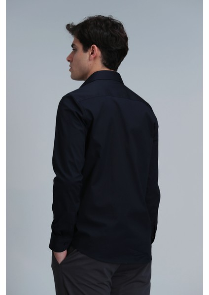 Mega Erkek Basic Gömlek Comfort Fit