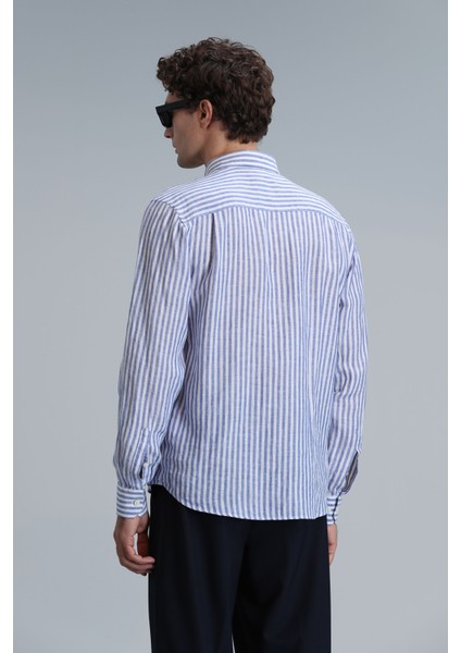 New Erkek Basic Gömlek Regular Fit Kahverengi