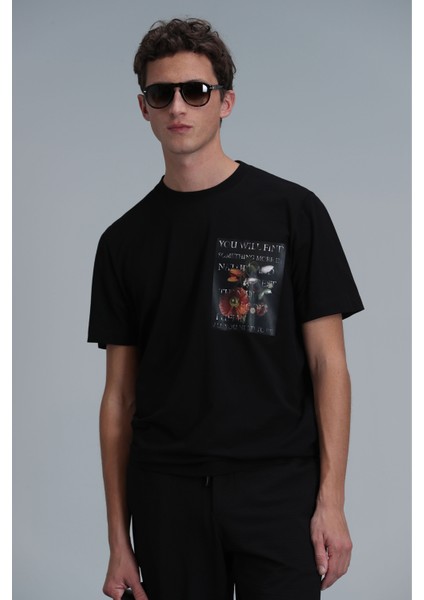 Exotıc Modern Grafik T- Shirt Siyah modelleri