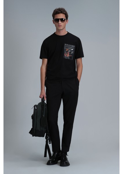 Exotıc Modern Grafik T- Shirt Siyah fırsatları