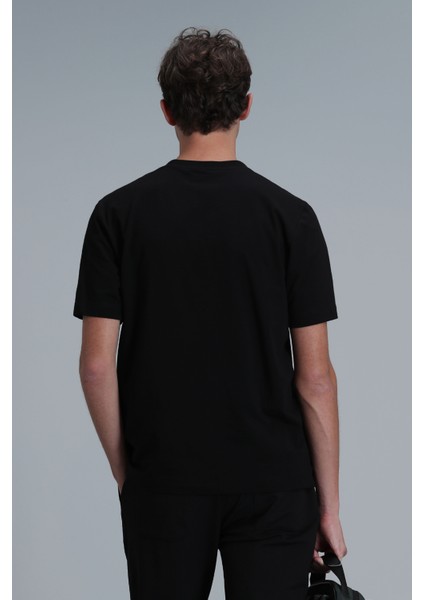 Exotıc Modern Grafik T- Shirt Siyah