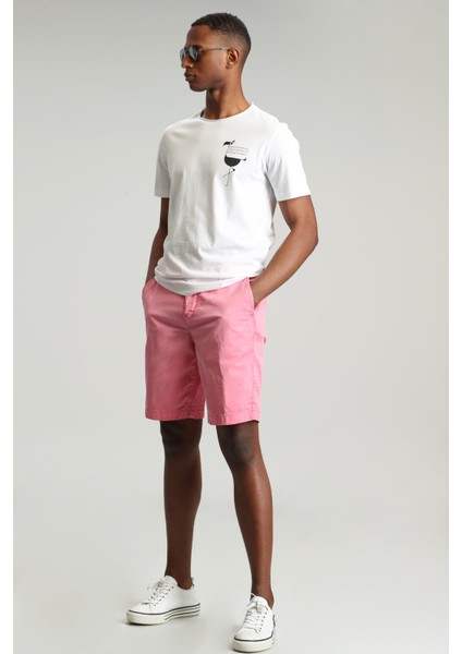 Zegler Spor Erkek Chino Şort Slim Fit Mavi modelleri