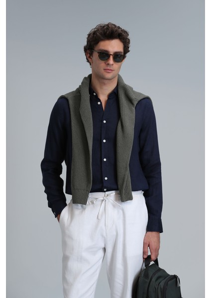 Pitaya Erkek Keten Gömlek Comfort Fit