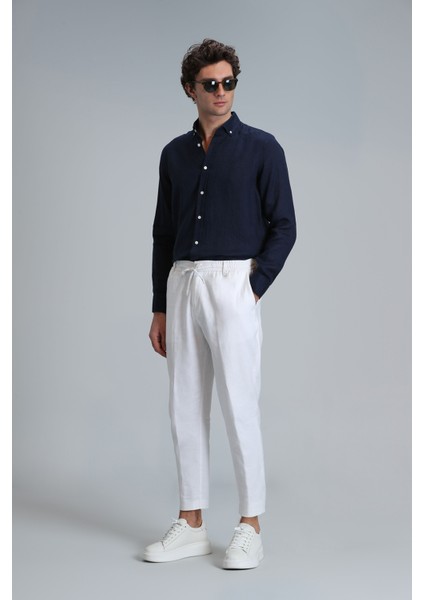 Pitaya Erkek Keten Gömlek Comfort Fit fırsatları