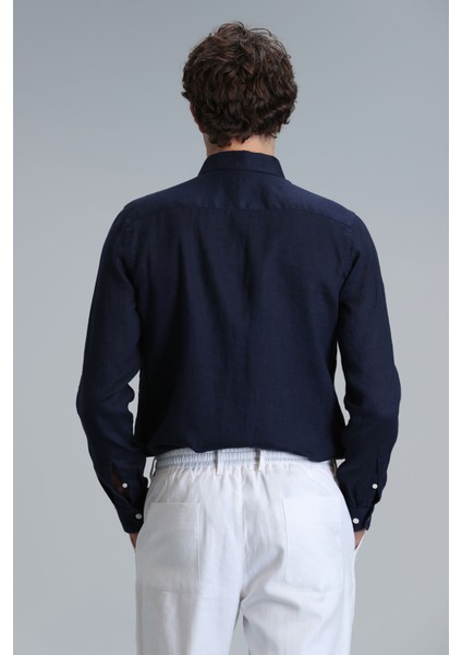 Pitaya Erkek Keten Gömlek Comfort Fit