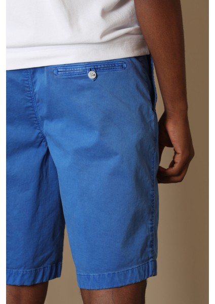 Zegler Spor Erkek Chino Şort Slim Fit Mavi indirimleri