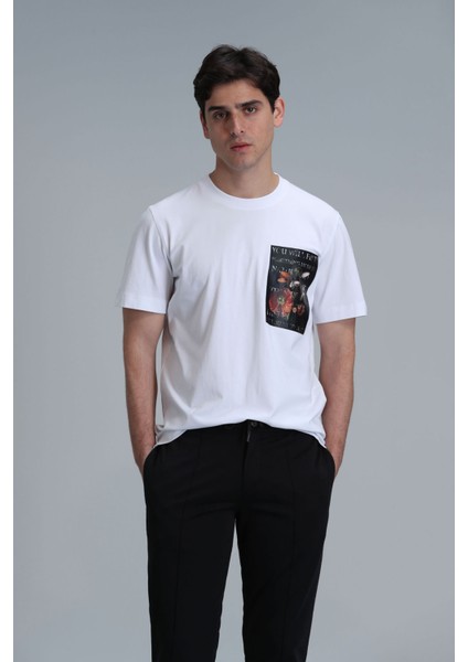 Exotıc Modern Grafik T- Shirt Siyah