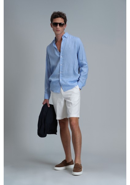 Pitaya Erkek Keten Gömlek Comfort Fit fiyatları