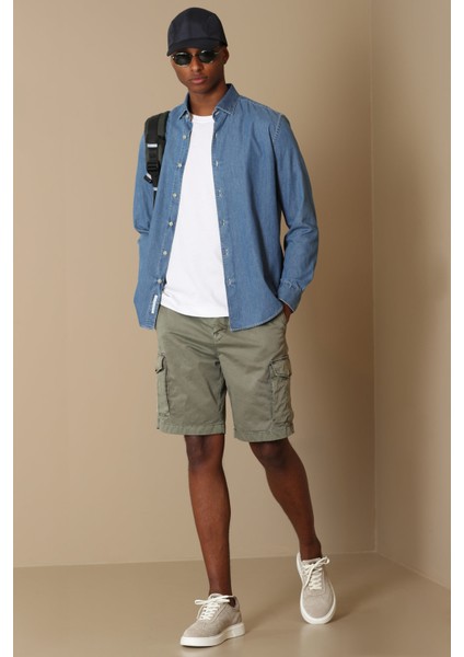 Marel Spor Erkek Chino Şort Slim Fit Bej modelleri