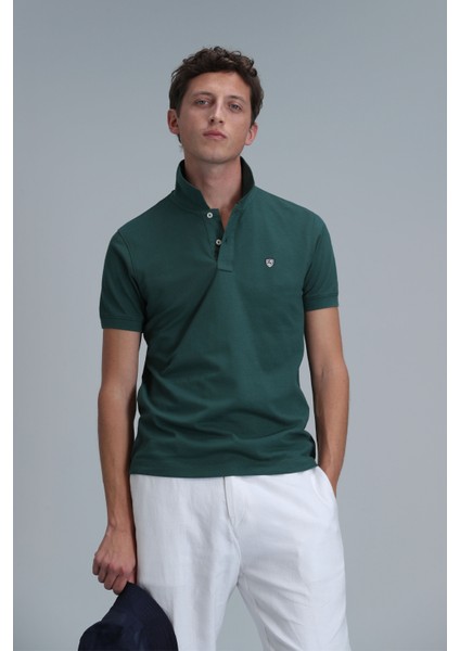 Laon Smart Erkek Polo Tişört Slim Fit Siyah