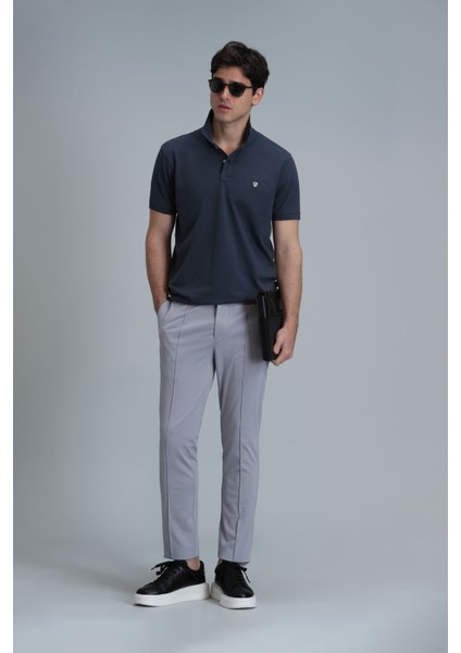Simon Smart Erkek Chino Pantolon Slim Fit Gri modelleri