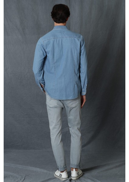 Helt Spor 5 Cep Erkek Pantolon Slim Fit Gri