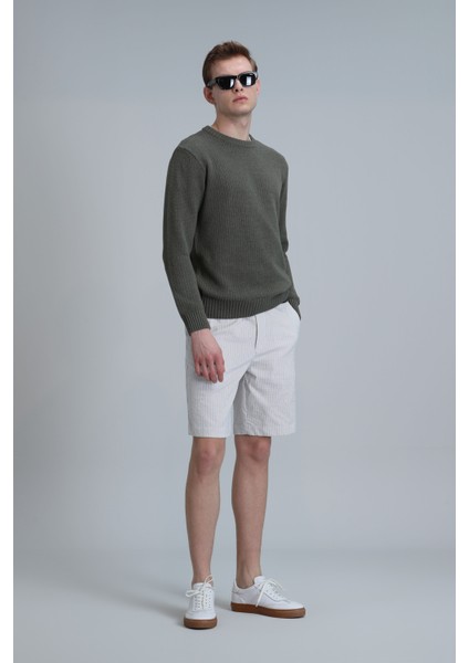 Fral Spor Erkek Chino Şort Slim Fit Saks modelleri