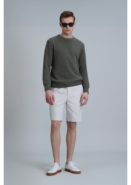 Fral Spor Erkek Chino Şort Slim Fit Saks fırsatları