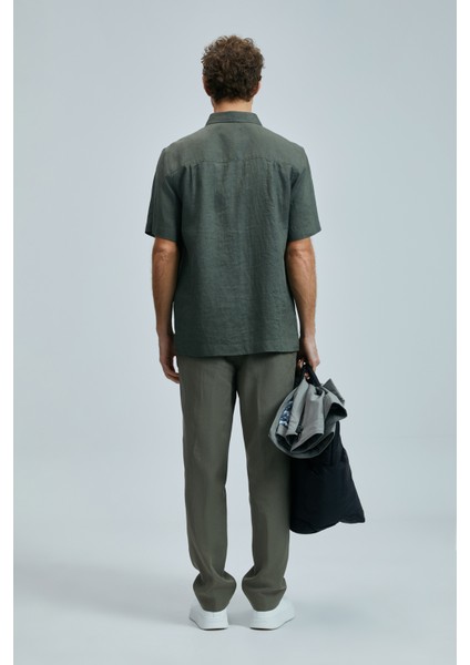 Bert Erkek Basic Gömlek Comfort Fit Lacivert