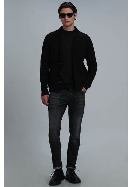 Solıd Erkek Hırka Siyah fiyatları