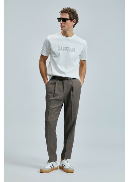 Thınk Erkek T-Shirt Orta Kalınlıkta Modern Grafik Tasarım %65 Pamuk %28 Polyamid %7 Elastan fiyatları