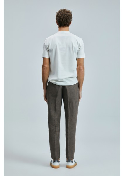 Thınk Erkek T-Shirt Orta Kalınlıkta Modern Grafik Tasarım %65 Pamuk %28 Polyamid %7 Elastan