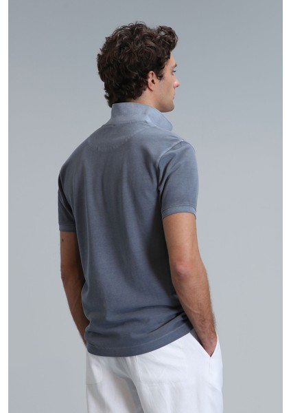 Vernon Smart Erkek Polo Tişört Gri