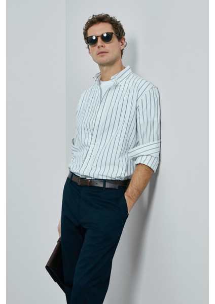 Nıcer Erkek Basic Gömlek Regular Fit