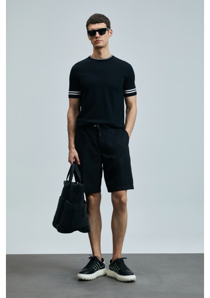 Ross Spor Erkek Chino Şort Slim Fit Siyah fiyatları