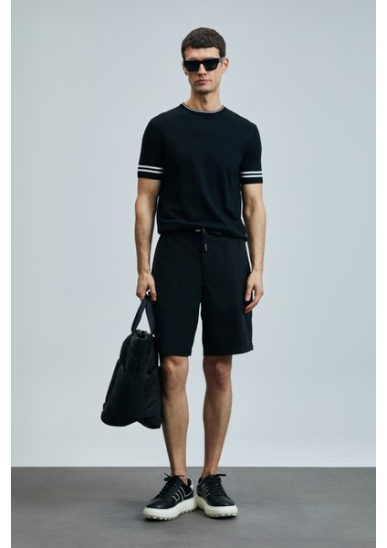 Ross Spor Erkek Chino Şort Slim Fit Siyah fırsatları