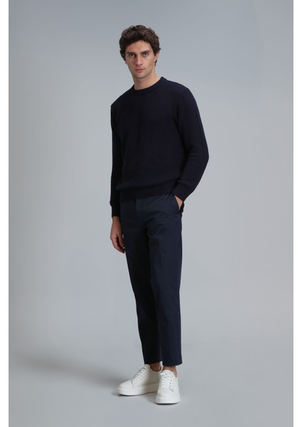 Plus Smart Erkek Chino Pantolon Slim Fit Siyah