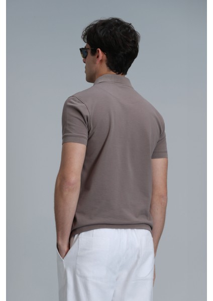 Laon Smart Erkek Polo Tişört Slim Fit Siyah