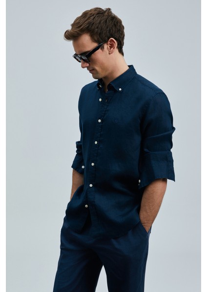 Pitaya Erkek Keten Gömlek Comfort Fit indirimleri