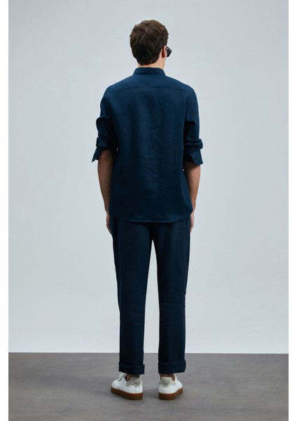 Pitaya Erkek Keten Gömlek Comfort Fit