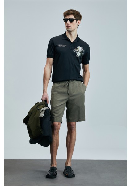 Ross Spor Erkek Chino Şort Slim Fit Siyah fiyatları