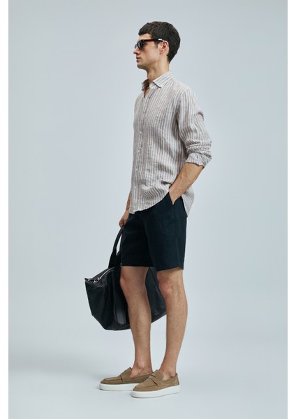 Peler Spor Erkek Chino Şort Slim Fit Siyah fiyatları