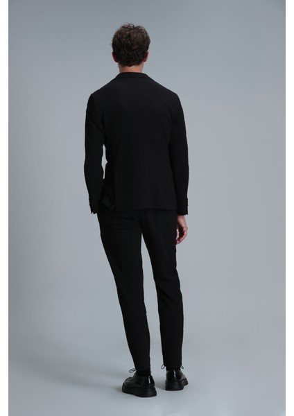 Hunter Smart Erkek Chino Pantolon Slim Fit Siyah