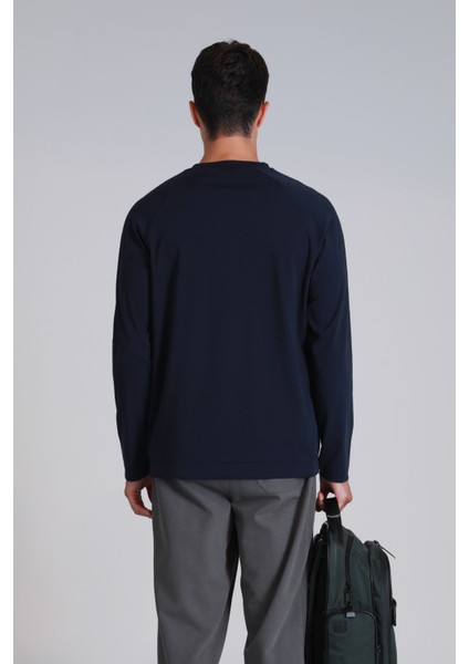 Holly Erkek Uzun Kol Tişört Siyah