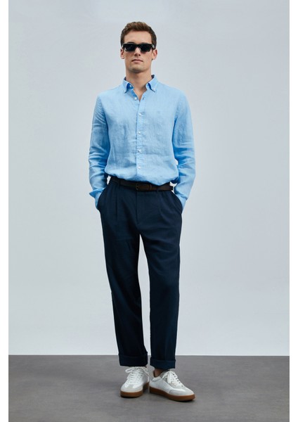 Pitaya Erkek Keten Gömlek Comfort Fit