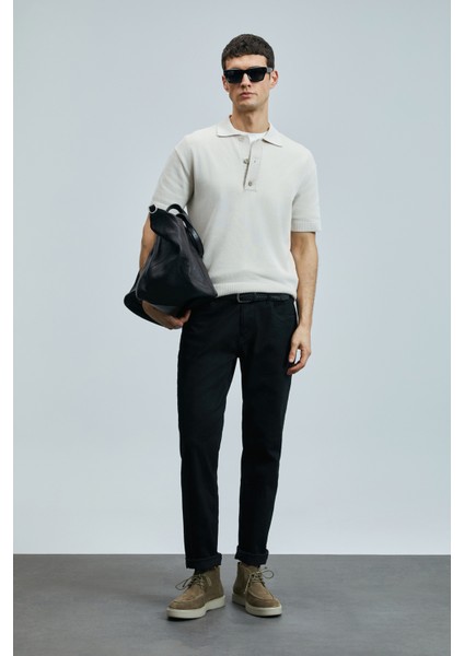 Jashua Smart Jean Erkek Pantolon Regular Fit Siyah