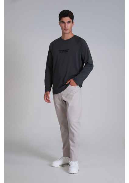 Holly Erkek Uzun Kol Tişört Siyah fırsatları