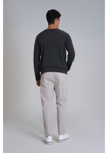 Holly Erkek Uzun Kol Tişört Siyah