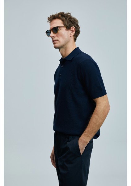 Edwın Erkek Modal Karışımlı Kazak Lacivert indirimleri