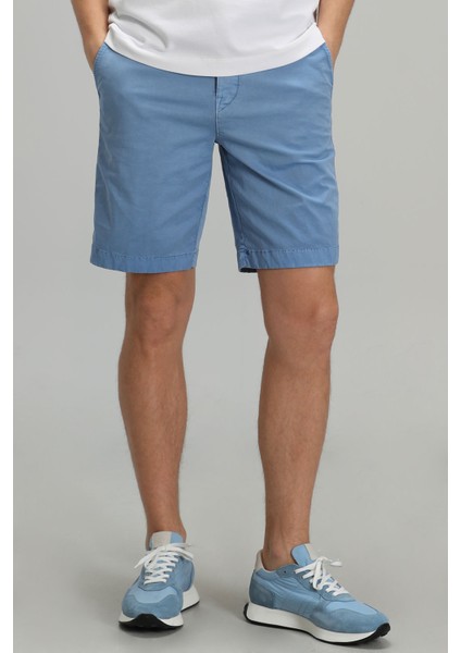 Zegler Spor Erkek Chino Şort Slim Fit Mavi fiyatları
