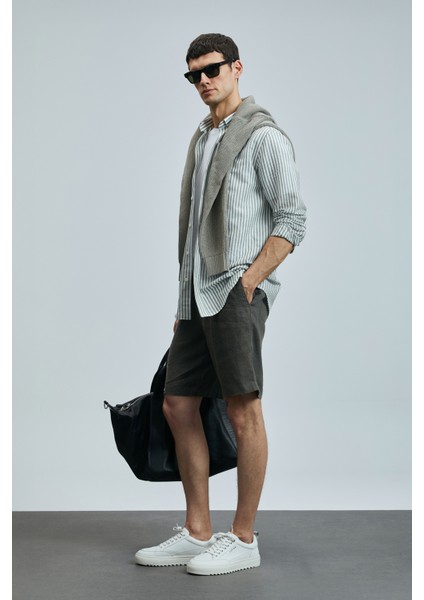 Peler Spor Erkek Chino Şort Slim Fit Siyah fiyatları