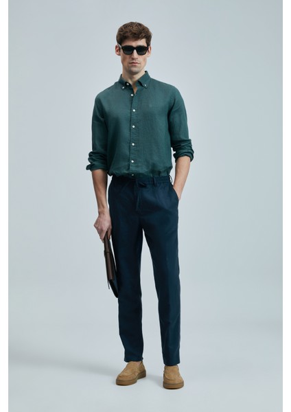 Pitaya Erkek Keten Gömlek Comfort Fit fiyatları