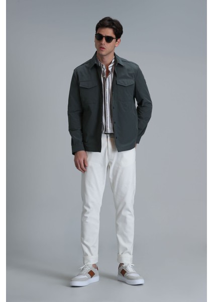 Terry Erkek Mont Yeşil fırsatları