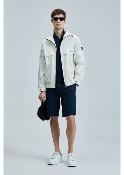 Aler Spor Erkek Chino Şort Slim Fit Siyah