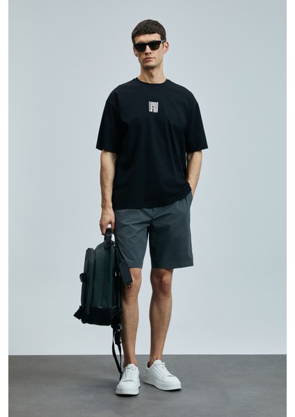 Luus Spor Erkek Chino Şort Slim Fit Siyah fırsatları