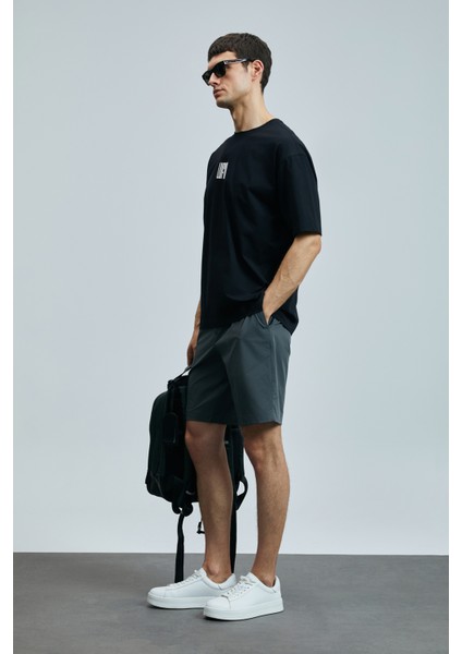 Luus Spor Erkek Chino Şort Slim Fit Siyah indirimleri