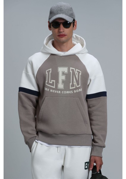 Never Erkek Sweatshirt Bej