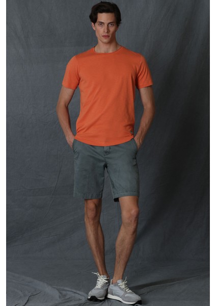 Zegler Spor Erkek Chino Şort Slim Fit Mavi fırsatları