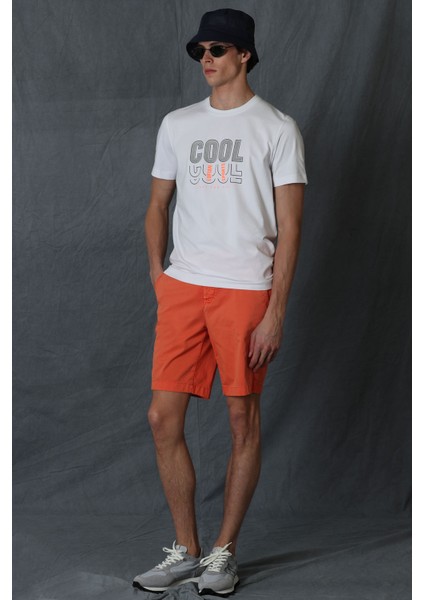 Zegler Spor Erkek Chino Şort Slim Fit Mavi modelleri