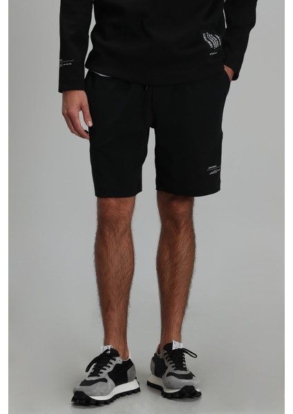 Arka Erkek Şort Eşofman Siyah fiyatları